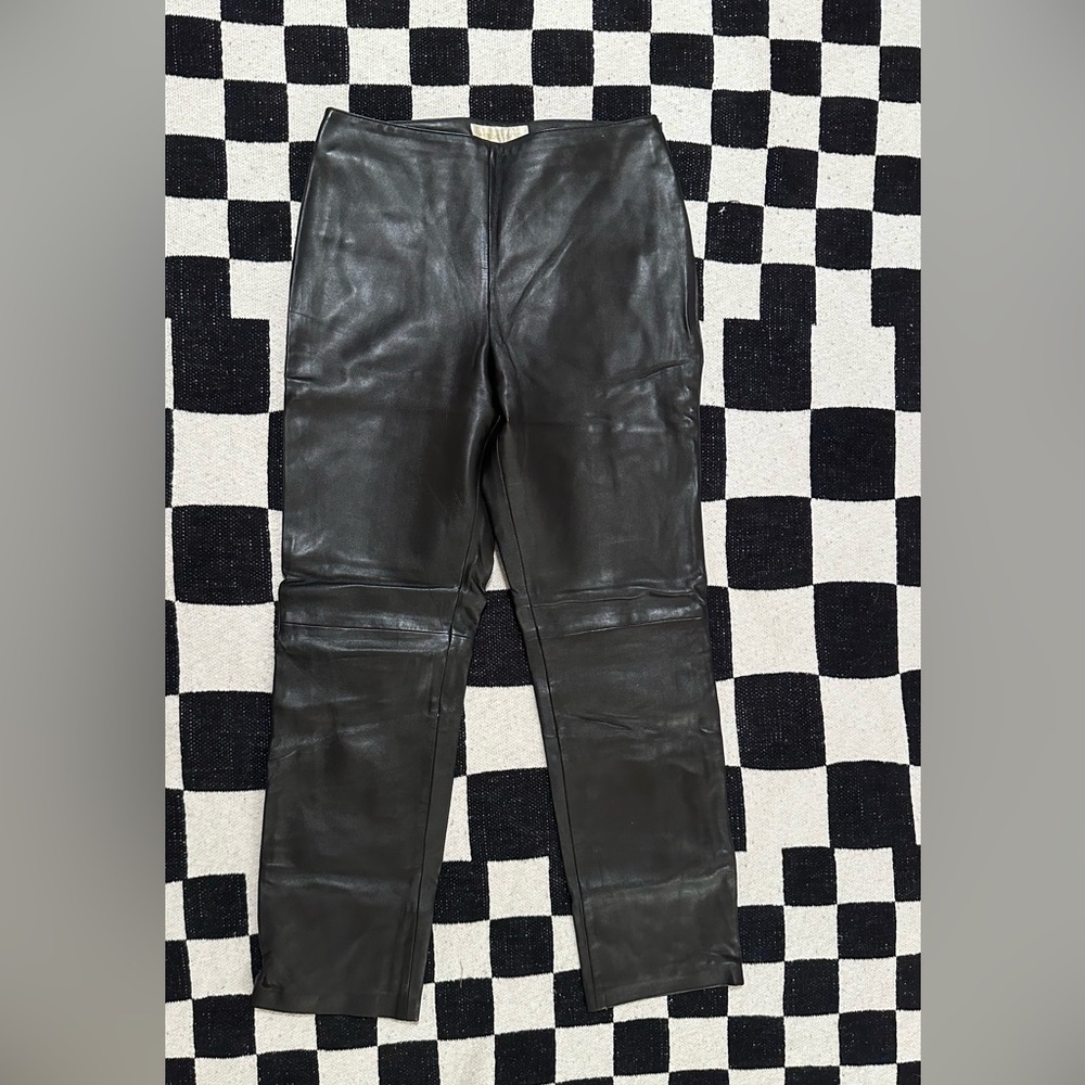 Margaret Godfrey leather pants